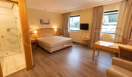 Tryp Higienópolis - Flat próximo ao Mackenzie totalmente mobiliado e com entrada imediata.