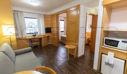 Apartamento no Green Place contendo 35m², 1 dormitório e 1 vaga para locação na Vila Mariana.