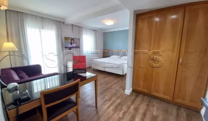 Apartamento Quality Suítes Oscar Freire disponível para locação com 32m² e 01 vaga de garagem