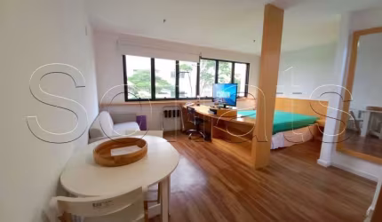 Studio Transamérica Jardins com 28m² 1 dormitório e 1 vaga para locação