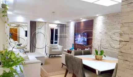Apartamento no Residencial Kaikoura com 134m²  03 dormitórios e 03 vagas .