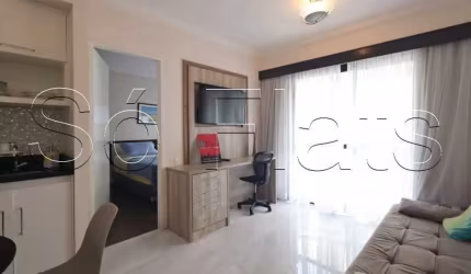 Flat The Palace 36m² 1 dormitório 1 vaga disponível para locação em Moema.