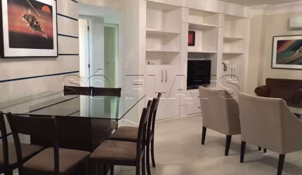 Flat em Moema, lindamente decorado, com excelente estrutura e ótima localização