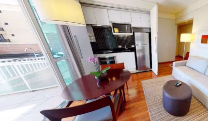 Flat Estanconfor Villa Olímpia disponível para venda com 44m² e 01 vaga de garagem