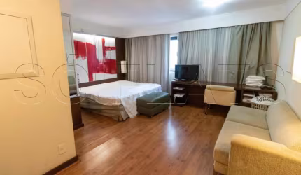 Flat próximo a Av. Ibirapuera, estação Moema do Metrô e Shopping Ibirapuera. Com entrada imediata.