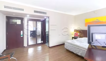 Flat Blue Tree Verbo Divino na Chácara Santo Antônio com 30m² para locação.