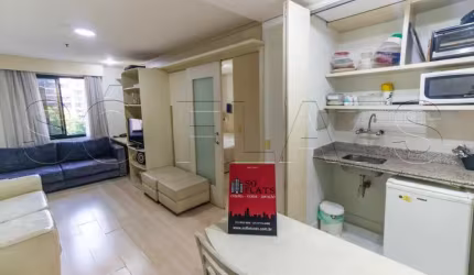Flat Adagio Moema para locação com 37m² e 1 dormitório prox a Avenida Ibirapuera
