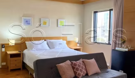 Flat no Tryp Tatuapé 1 dormitório próximo a Estação Tatuapé e Praça Silvio Romero.