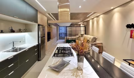 Studio no melhor condomínio residencial de florianópolis