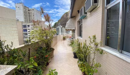 Copacabana, 137m2, 1 vaga, 4 quartos, dependencia completa, varandao!!