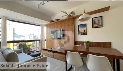 Flat Leblon: 50 m²  1 suíte e 1 vaga