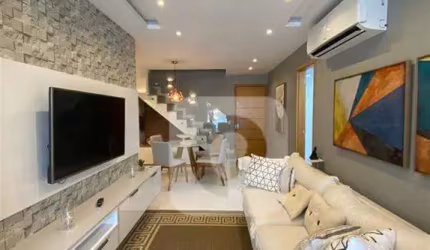 Cobertura 140m² PORTEIRA FECHADA 3 Quartos 2 Suíte Toda Mobiliada Piscina a Venda