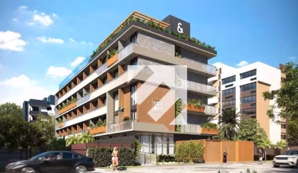 Studio com 1 dormitório à venda por R$ 351.450,00 - Cabo Branco - João Pessoa/PB