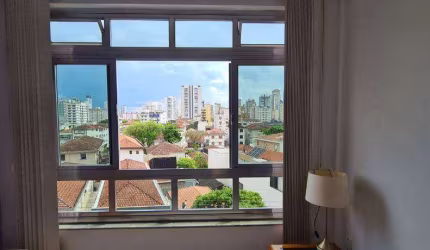 Apartamento com 2 dormitórios à venda, 90 m² por R$ 450.000,00 - Embaré - Santos/SP