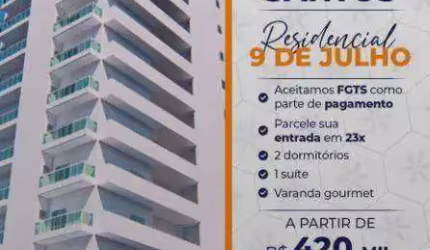 Apartamento com 2 dormitórios à venda, 55 m² por R$ 530.000,00 - Marapé - Santos/SP