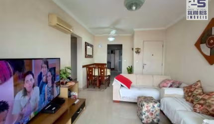 Apartamento com 3 dormitórios para alugar, 81 m² por R$ 6.000,02/mês - Gonzaga - Santos/SP