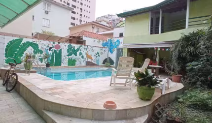 Casa com 3 dormitórios à venda, 239 m² por R$ 4.200.000,00 - Aparecida - Santos/SP