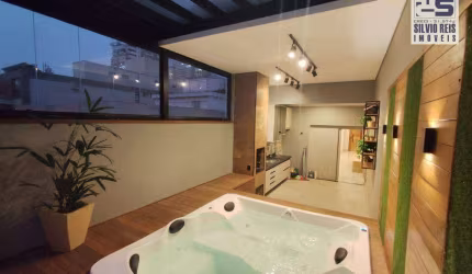 Cobertura com 3 dormitórios à venda, 191 m² por R$ 1.802.000,00 - Campo Grande - Santos/SP