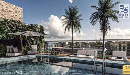 Apartamento com 2 dormitórios à venda, 82 m² por R$ 880.000,00 - Aparecida - Santos/SP