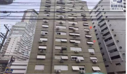 Apartamento com 2 dormitórios à venda, 56 m² por R$ 488.000 - Pompéia - Santos/SP