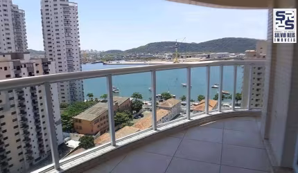 Apartamento com 3 dormitórios, 186 m² - venda por R$ 2.300.000,00 ou aluguel por R$ 15.000,00/mês - Ponta da Praia - Santos/SP