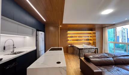 Apartamento mobiliado no Atiradores