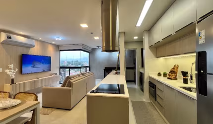 Apartamento no Saguaçú totalmente mobiliado