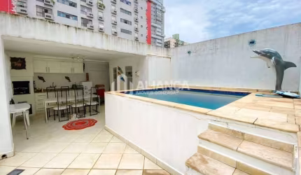 Casa com 3 dormitórios à venda por R$ 1.390.000,00 - Gonzaga - Santos/SP