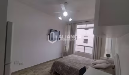 Apartamento 1 quarto para alugar, 35 m² por R$ 2.500/mês - Gonzaga - Santos/SP