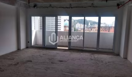 Sala, 60 m² - venda por R$ 490.000,00 ou aluguel por R$ 3.800,00/mês - Centro - Santos/SP