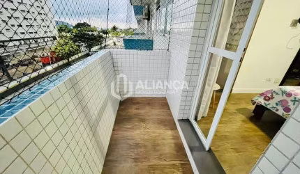 Vista ao mar 1 dormitório 3.500,00 PACOTE mobiliado Gonzaga/Santos*