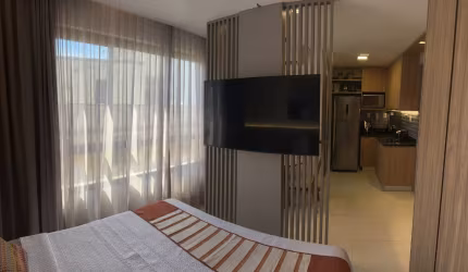 Barra Premium – Studio com janelão