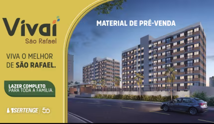 Lançamento Vivai São Rafael 2 suítes com garden