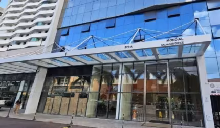 Sala comercial com 3 salas e recepção internas