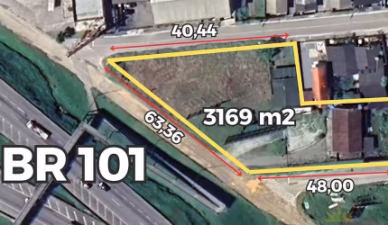 &amp;#127959;&amp;#65039; EXCELENTE ÁREA DE FRENTE PARA A BR-101