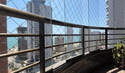 Edifício Ilha Bela com 175m2 e vista para o mar no Meireles, Fortaleza-CE