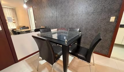 Apartamento com 2 quartos mobiliado para locação na Praia do Canto
