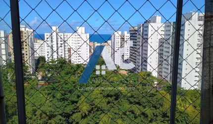 Aluguel Apartamento 3/4 com 1 suíte - mobiliado na Pituba com vista pro mar