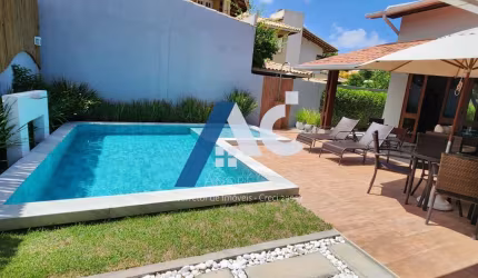 Casa Alto Padrão em Condomínio Fechado com 4/4 - 2 suites em Piatã