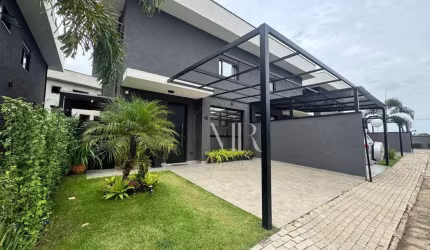 Sobrado em Village com 3 suítes e piscina à venda, 144 m² por R$ 1.280.000 - Ressaca - Atibaia/SP