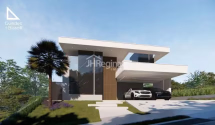 Casa térrea em construção no Condomínio Cyrela Landscape - Votorantim - SP