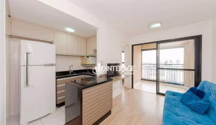 Studio mobiliado com 1 quarto e 2 vagas de garagens à venda, 34 m² por R$ 450.000 - Centro - Curitiba/PR
