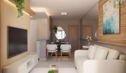 Apartamento para Venda em Natal, Ponta Negra, 2 dormitórios, 1 suíte, 2 banheiros, 1 vaga