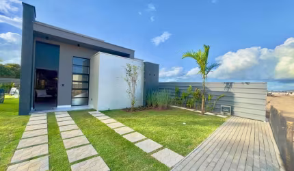 Casa residencial para Venda no Condomínio Essenza, Sim, Feira de Santana, 3 suítes, 2 salas, 1 banheiro, 2 vaga, 82,44 m² área total.