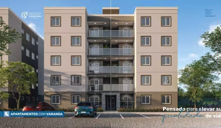 Apartamento residencial para Venda em condominio fechado, Sim, Feira de Santana, 2 quartos, 1 sala, 1 banheiro, 1 vaga, 43m² área total.