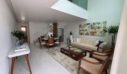 Casa Duplex, Alto Padrão, 3 Suítes, Closet, Varanda, Área Gourmet, para Venda, no Condomínio Bangalay, no Sim, em Feira de Santana.