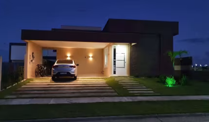Casa Residencial para Venda, 4 Quartos, Suíte, 4 Vagas Garagem, Condomínio Terras Alphaville, no Jardim Limoeiro, em Camaçari, Área Total 320 m².