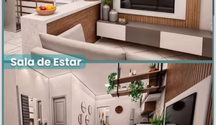 Lançamento Casa residencial para Venda no condominio Moradas Papagaio, Papagaio, Feira de Santana, 2 quarto, 1 sala, 1 banheiro, 1 vaga 162,93 m² áre