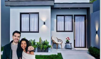 Lançamento Casa residencial para Venda no condominio Moradas Papagaio, Papagaio, Feira de Santana, 2 quarto, 1 sala, 1 banheiro, 1 vaga 45,28 m² área