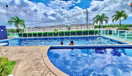Apartamento residencial para Venda em condomínio fechado, Boa União (abrantes), Camaçari, 2 quartos, 1 sala, 1 banheiro, 1 vaga, 50m² área total.